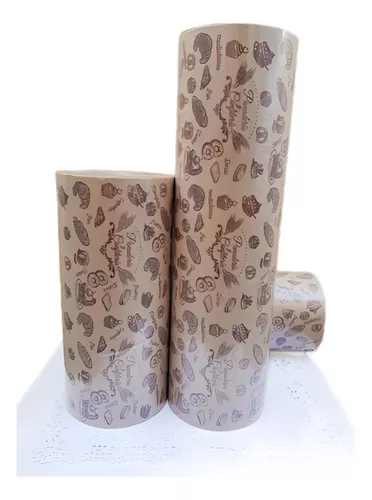 PAPEL KRAFT IMPRESO PANADERIA 40cm (7,5)
