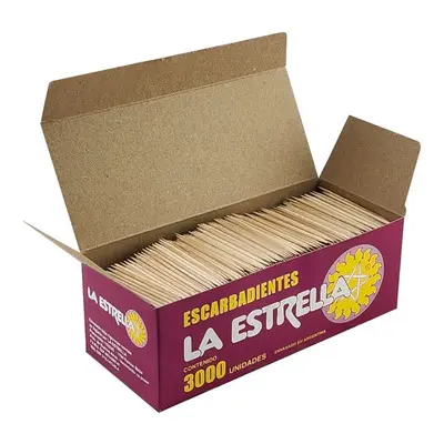 ESCARBADIENTES 2 PUNTAS LA ESTRELLA x3000u (18)